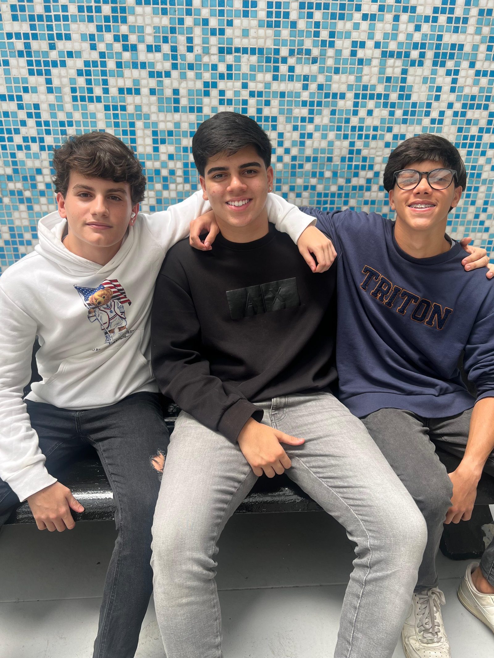 Alunos do Colégio FBE na volta às aulas